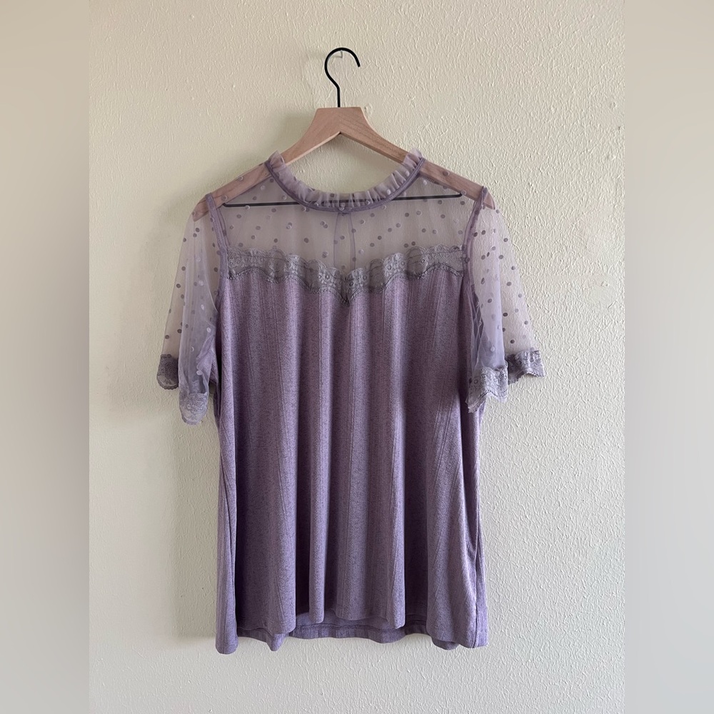 Mesh Lace Top
